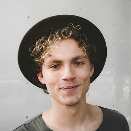 Portrait of a man in casual wear